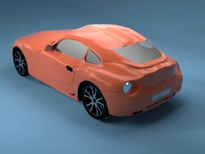 bmw m z4 coupe 3D Model