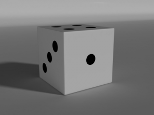 game dice Model 3D