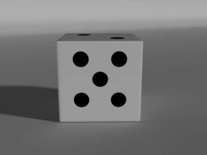 game dice 3D Model