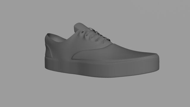 shoe sneakers shoelace tongue no material 3D Model .c4d .max .obj .3ds .fbx .stl .blend 