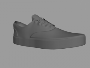 shoe sneakers shoelace tongue no material 3D 모델