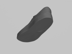 shoe sneakers shoelace tongue no material 3D Model