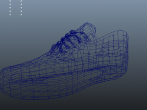 shoe sneakers shoelace tongue no material 3D Model