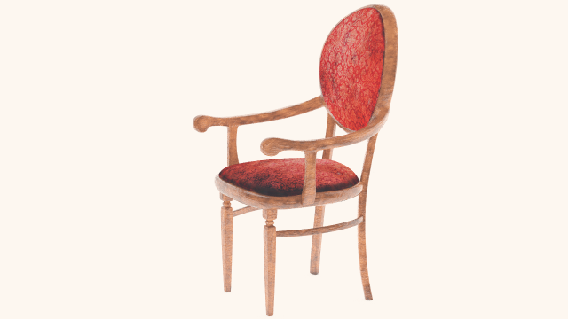 dirty chair 3D Model .c4d .max .obj .3ds .fbx .stl .blend 