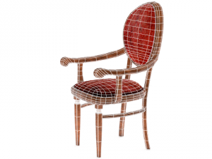 dirty chair 3D Model