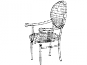 dirty chair 3D Model
