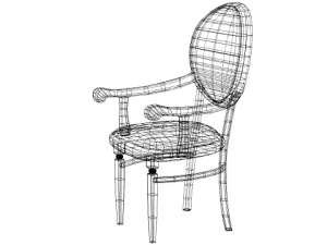 dirty chair 3D Model