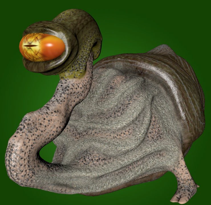 fantastic snail 3D Model .c4d .max .obj .3ds .fbx .stl .blend 