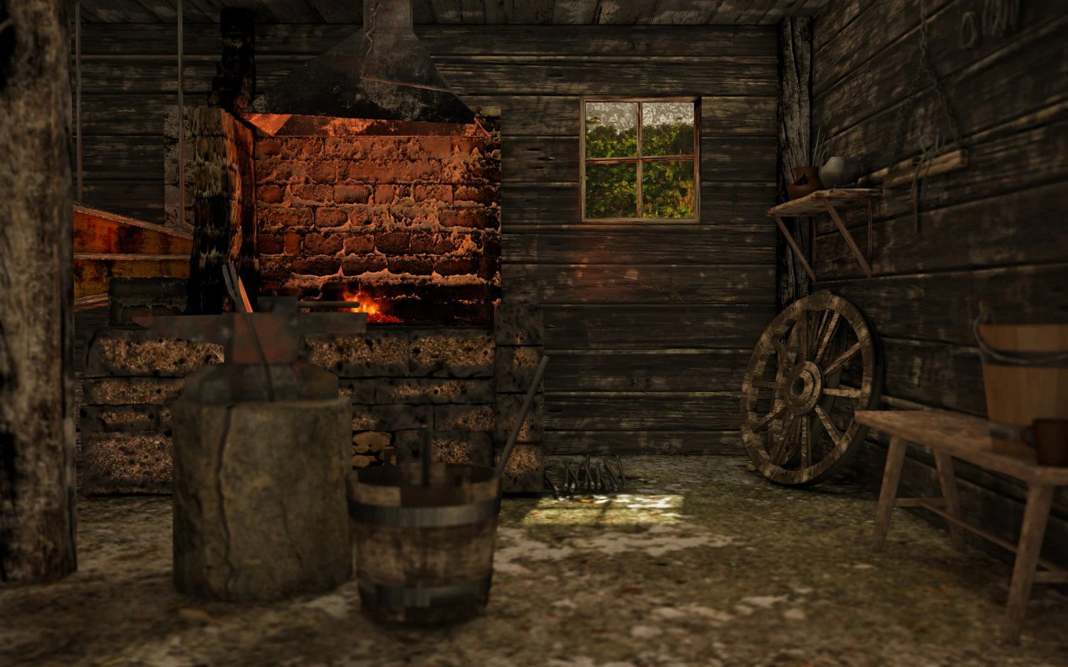 smithy 3D Model .c4d .max .obj .3ds .fbx .stl .blend