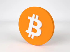 биткойн логотип 3D Модель