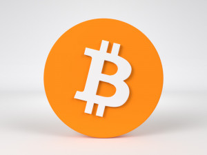 bitcoin logo Modèle 3D