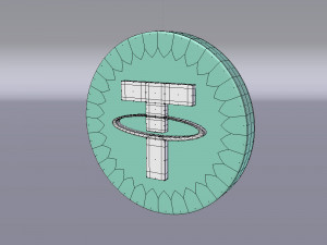 tether logo 3D Модель