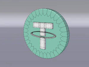 tether logo 3D Model