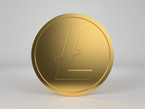 litecoin - ltc Model 3D