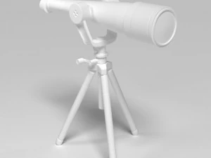 teleskop 3D Model