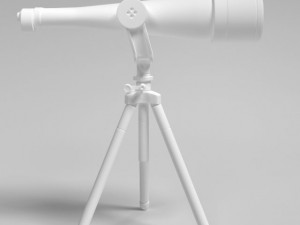 telescope Modelo 3D