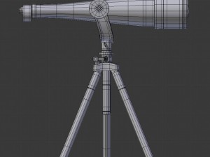 telescope Modelo 3D