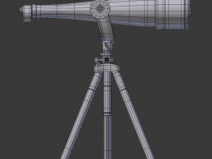telescope 3D Model