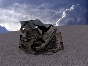 animated guard tower 3Dモデル