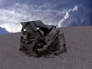 animated guard tower 3D Model