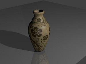 vase CG テクスチャ