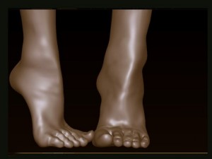 legs and feet high feet Modelo 3D