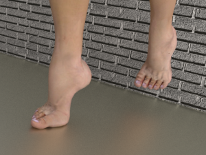legs and feet high feet Modelo 3D
