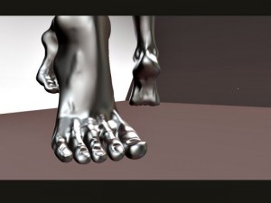 legs and feet high feet Modelo 3D
