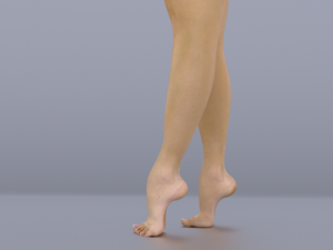 legs and feet high feet Modelo 3D