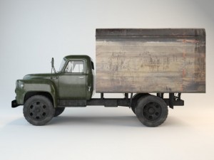 old car gaz52 Modelo 3D