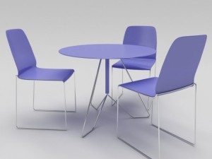 marocchino table Model 3D
