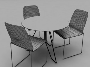 marocchino table Model 3D