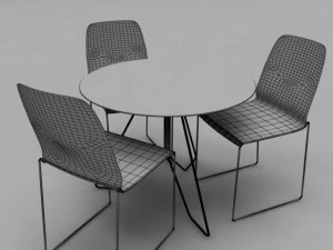 table marocaine Modèle 3D