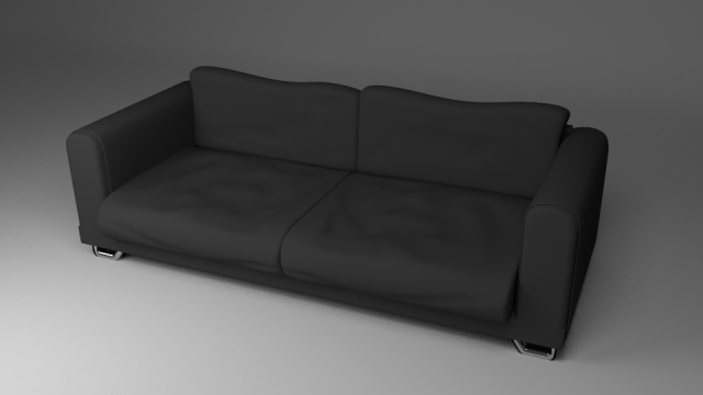 fabric sofa couch 3Dモデル .c4d .max .obj .3ds .fbx .stl .blend 
