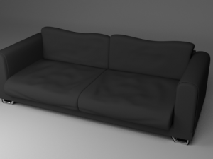 fabric sofa couch Modelo 3D