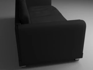 fabric sofa couch 3D Model
