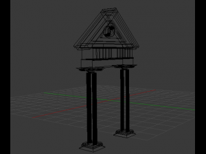 roman style gate 3D Model