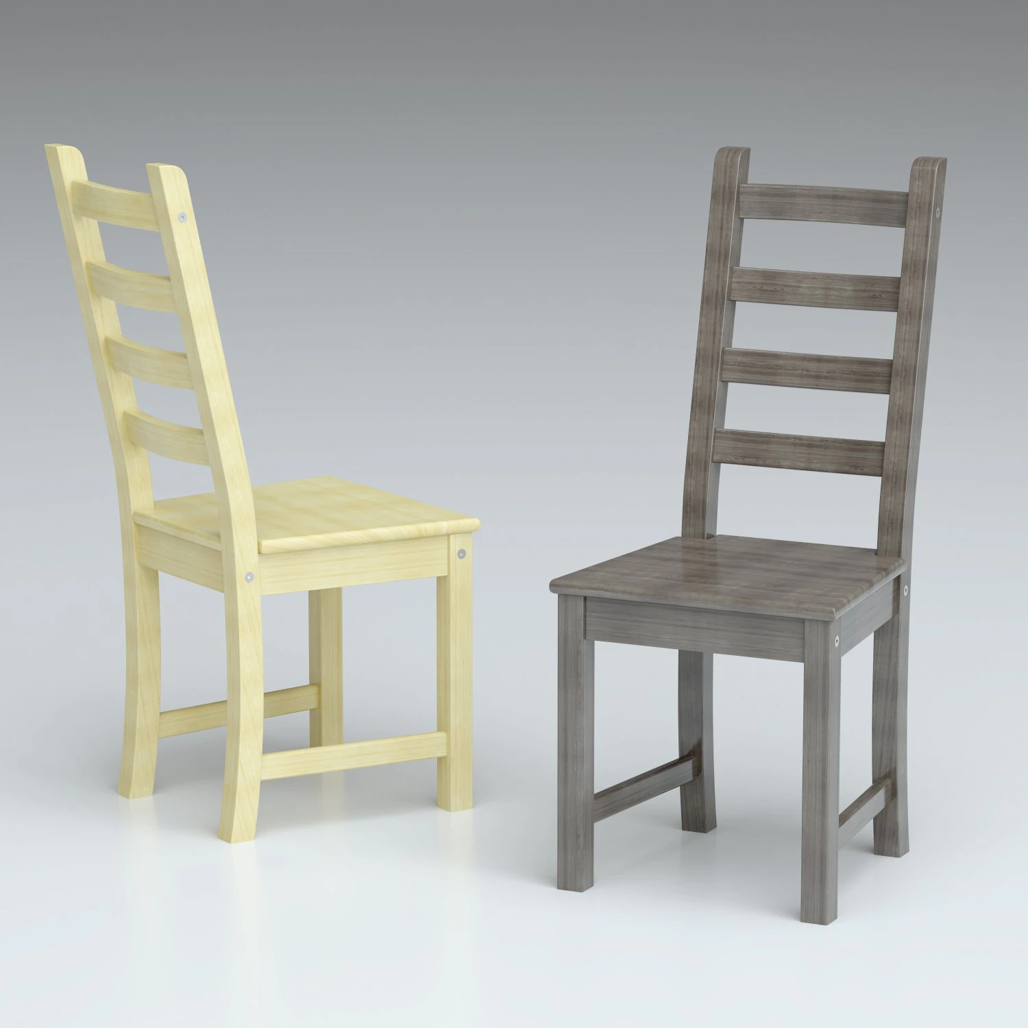 Stuhl IKEA Kaustby 3D Modell .c4d .max .obj .3ds .fbx .stl .blend 