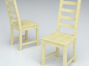 Stuhl IKEA Kaustby 3D Modell