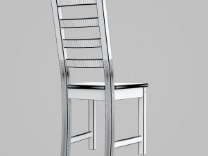 chair ikea kaustby Modelo 3D
