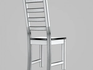 Stuhl IKEA Kaustby 3D Modell