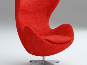 chair egg 3D 모델