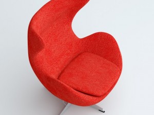 chair egg 3D 모델