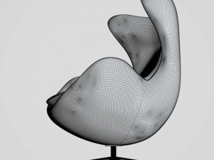 chair egg 3D 모델