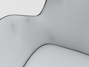 chair egg 3D 모델