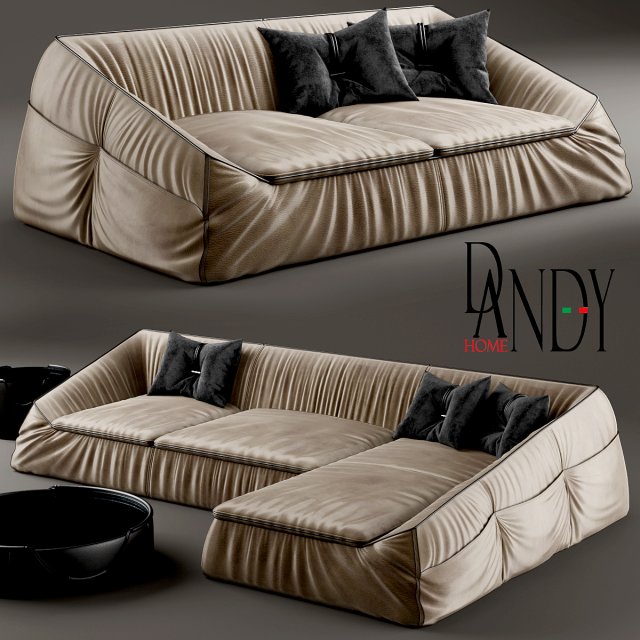 sofa gamma arredamenti suite Model 3D .c4d .max .obj .3ds .fbx .stl .blend 