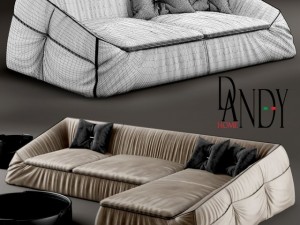 sofa gamma arredamenti suite Model 3D