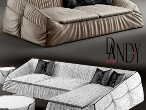 sofa gamma arredamenti suite Model 3D