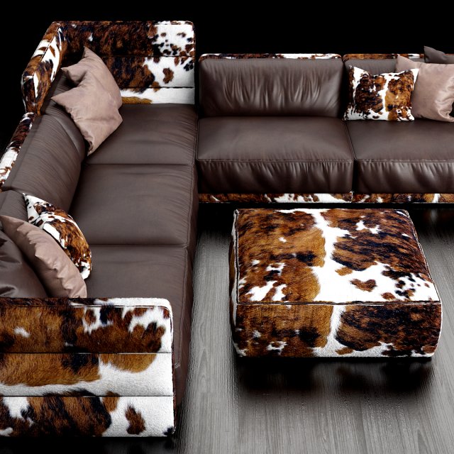 sofa wafer dandy gamma Model 3D .c4d .max .obj .3ds .fbx .stl .blend