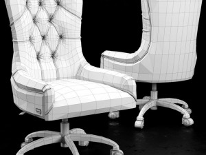 chair itaca rugiano interiors Modèle 3D